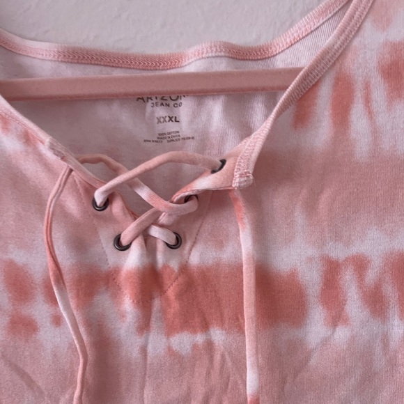 Orange Cotton Crop Top, XXXL - Picture 3 of 5